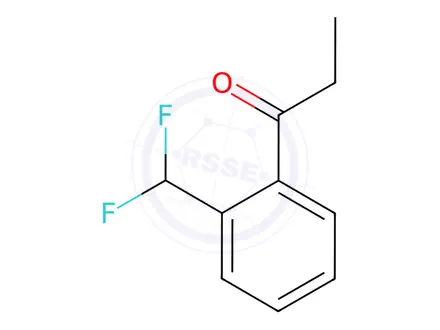 Chemical structure of 1-(2-(Difluoromethyl)phenyl)propan-1-one
