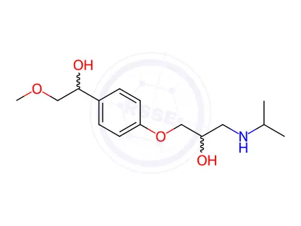 Chemical structure of α-Hydroxy metoprolol