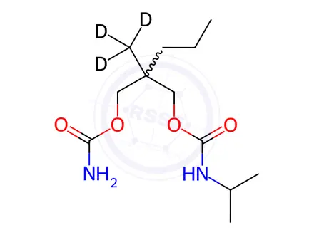 Chemical structure of Carisoprodol-d3 (PSY)
