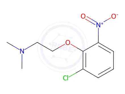 Chemical structure of N-[2-(2-Chloro-6-nitrophenoxy)ethyl]-N,N-dimethylamine