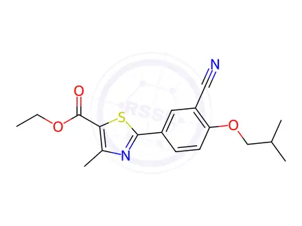 Chemical structure of Febuxostat Impurity 7