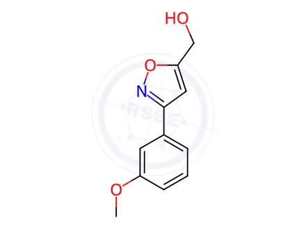 Chemical structure of [3-(3-Methoxy-phenyl)-isoxazol-5-yl]-methanol
