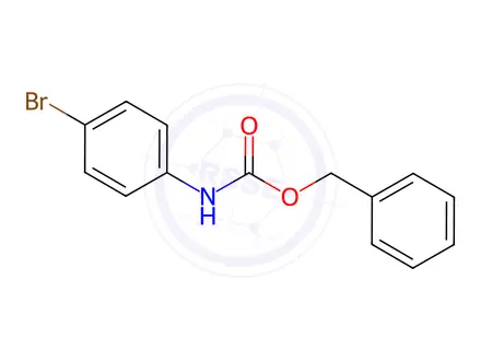 Chemical structure of Benzyl 4-Bromophenylcarbamate