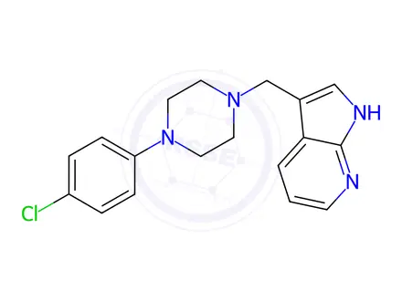 Chemical structure of L-745,870 Trihydrochloride