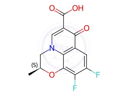 Chemical structure of Levofloxacin Impurity 36