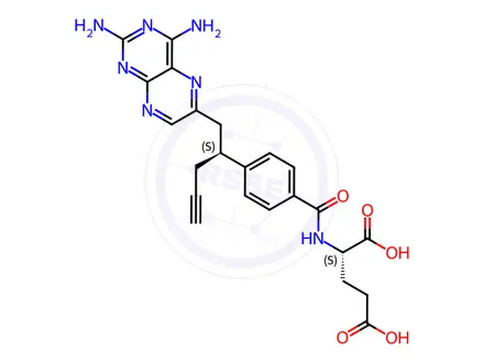 Chemical structure of Pralatrexate Impurity 2(S-Pralatrexate)