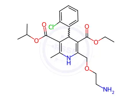 Chemical structure of Amlodipine EP Impurity J