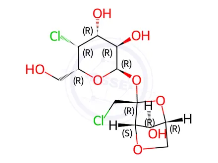 Chemical structure of Sucralose Impurity 7 (Sucralose EP Impurity G)