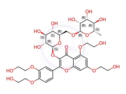 Chemical structure of Troxerutin Impurity 1