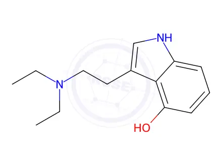 Chemical structure of 3-(2-(Diethylamino)Ethyl)-1H-Indol-4-ol