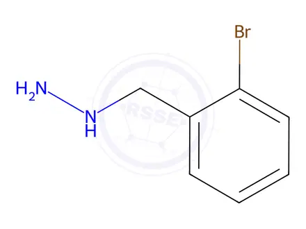 Chemical structure of [(2-Bromophenyl)methyl]hydrazine Dihydrochloride