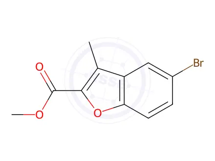 Chemical structure of Methyl 5-broMo-3-Methyl-1-benzofuran-2-carboxylate
