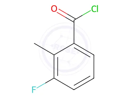 Chemical structure of Benzoyl chloride, 3-fluoro-2-methyl-(9CI)