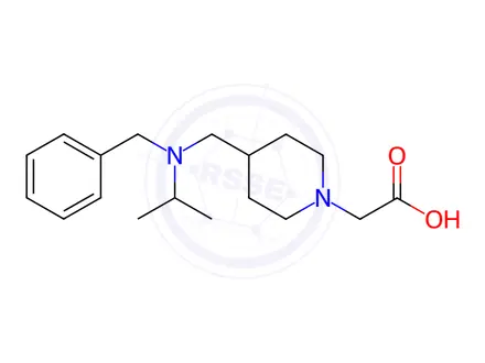 Chemical structure of 2-(4-((Benzyl(isopropyl)amino)methyl)piperidin-1-yl)acetic acid