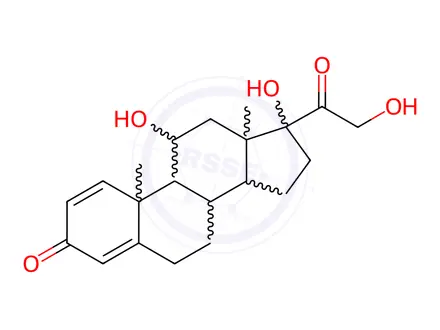 Chemical structure of Prednisolone Impurity 29