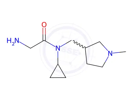 Chemical structure of 2-Amino-N-cyclopropyl-N-((1-methylpyrrolidin-3-yl)methyl)acetamide
