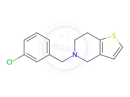 Chemical structure of Ticlopidine Impurity 7(Ticlopidine EP Impurity G)