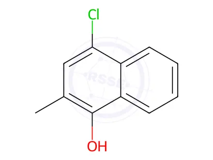Chemical structure of 4-Chloro-2-methylnaphthalen-1-ol