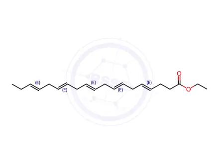 Chemical structure of Ethyl 4(Z),7(Z),10(Z),13(Z),16(Z)-Nonadecapentaenoate