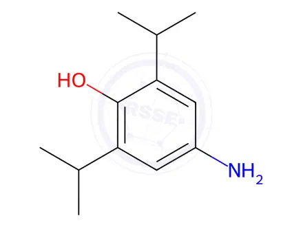 Chemical structure of 4-AMINO-2,6-DIISOPROPYLPHENOL
