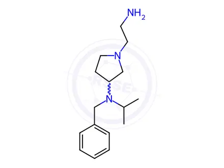 Chemical structure of 1-(2-Aminoethyl)-N-benzyl-N-isopropylpyrrolidin-3-amine