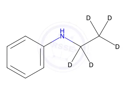 Chemical structure of N-Ethylaniline-d5