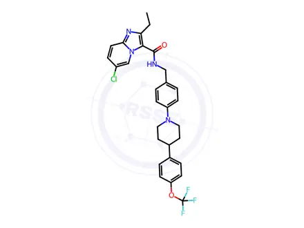 Chemical structure of Q203
