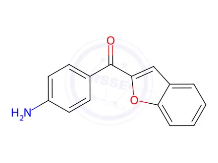 Chemical structure of (4-aminophenyl)(1-benzofuran-2-yl)methanone