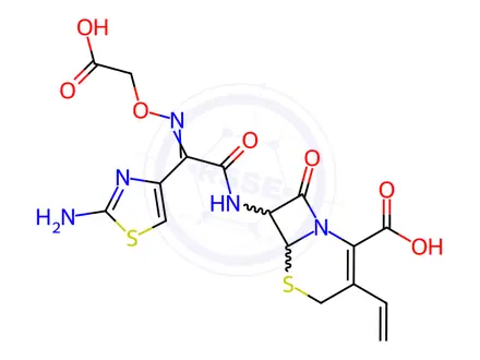 Chemical structure of Cefixime EP Impurity C