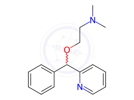 Chemical structure of Carbinoxamine Related Compound C Oxalate