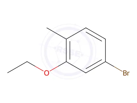 Chemical structure of 4-Bromo-2-ethoxy-1-methylbenzene