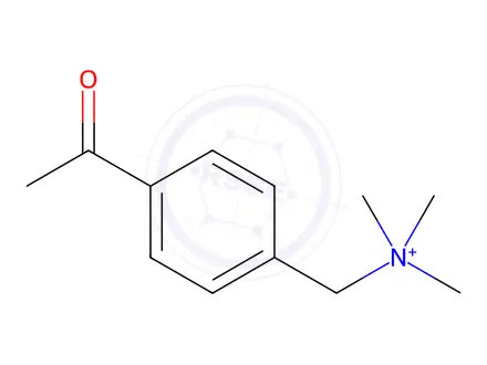 Chemical structure of N-(4-ACETYLBENZYL)-N,N,N-TRIMETHYL AMMONIUM TETRAFLUOROBORATE
