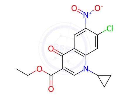 Chemical structure of Ciprofloxacin Impurity 5