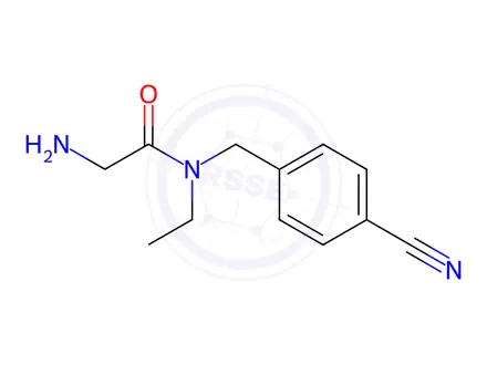 Chemical structure of 2-Amino-N-(4-cyanobenzyl)-N-ethylacetamide
