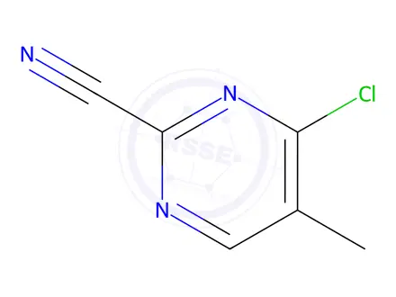 Chemical structure of 4-Chloro-5-methylpyrimidine-2-carbonitrile