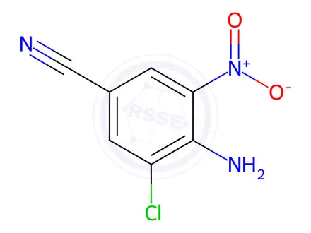 Chemical structure of 4-Amino-3-chloro-5-nitrobenzonitrile