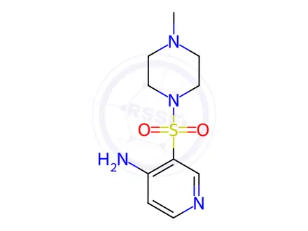 Chemical structure of 3-((4-Methylpiperazin-1-yl)sulfonyl)pyridin-4-amine