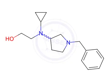 Chemical structure of 2-((1-Benzylpyrrolidin-3-yl)(cyclopropyl)amino)ethanol