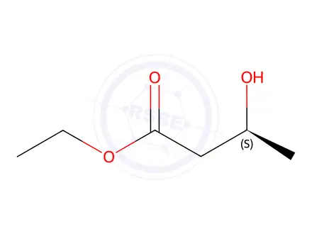 Chemical structure of Ethyl (S)-3-hydroxybutyrate