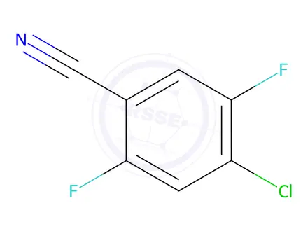 Chemical structure of 4-Chloro-2,5-difluorobenzonitrile