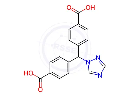 Chemical structure of Letrozole Impurity C