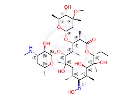 Chemical structure of Cyclic Ester Erythromycin Impurity 6