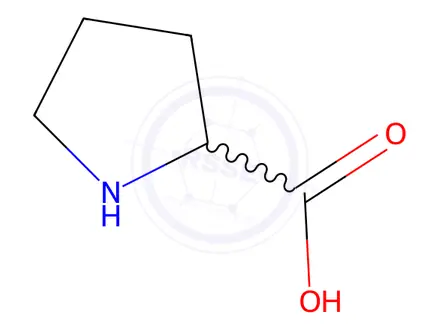 Chemical structure of Proline Impurity 14