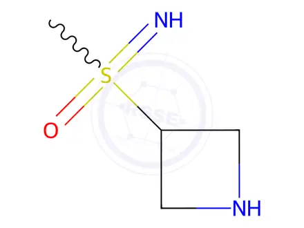 Chemical structure of (azetidin-3-yl)(imino)methyl-lambda6-sulfanone dihydrochloride