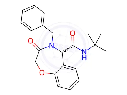 Chemical structure of 4-Benzyl-N-(tert-butyl)-3-oxo-2,3,4,5-tetrahydrobenzo[f][1,4]oxazepine-5-carboxamide