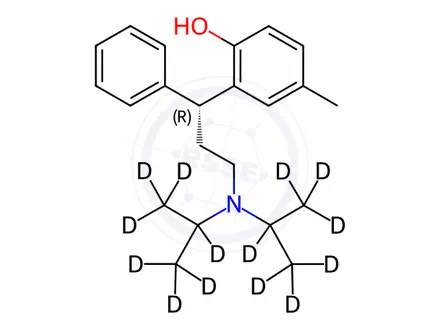 Chemical structure of Tolterodine D14 Hydrochloride