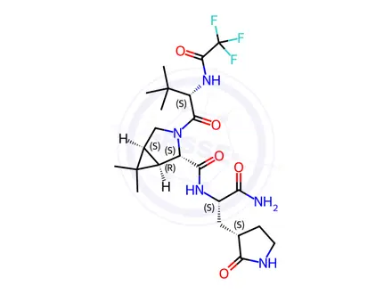 Chemical structure of Nirmatrelvir Impurity 3