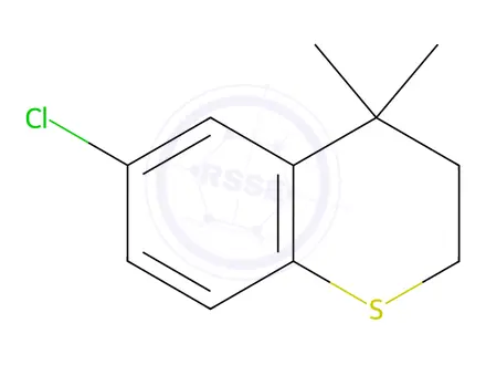 Chemical structure of 6-Chloro-4,4-dimethylthiochroman