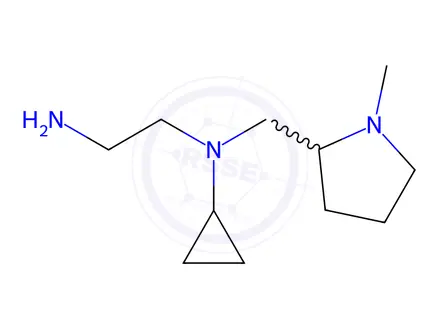 Chemical structure of N1-Cyclopropyl-N1-((1-methylpyrrolidin-2-yl)methyl)ethane-1,2-diamine