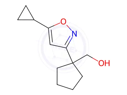 Chemical structure of (1-(5-Cyclopropylisoxazol-3-yl)cyclopentyl)methanol